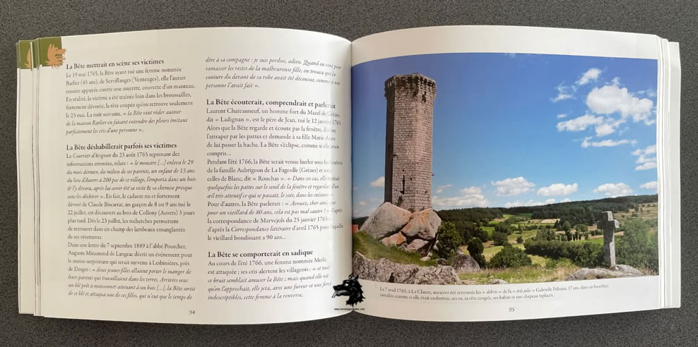Livre Favre Debaisieux La Bête du Gévaudan légende réalité