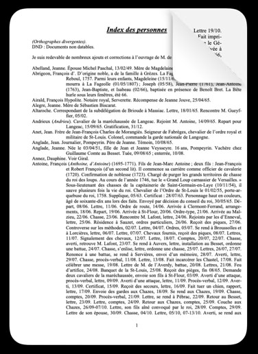 Alain Bonnet Chronodoc index