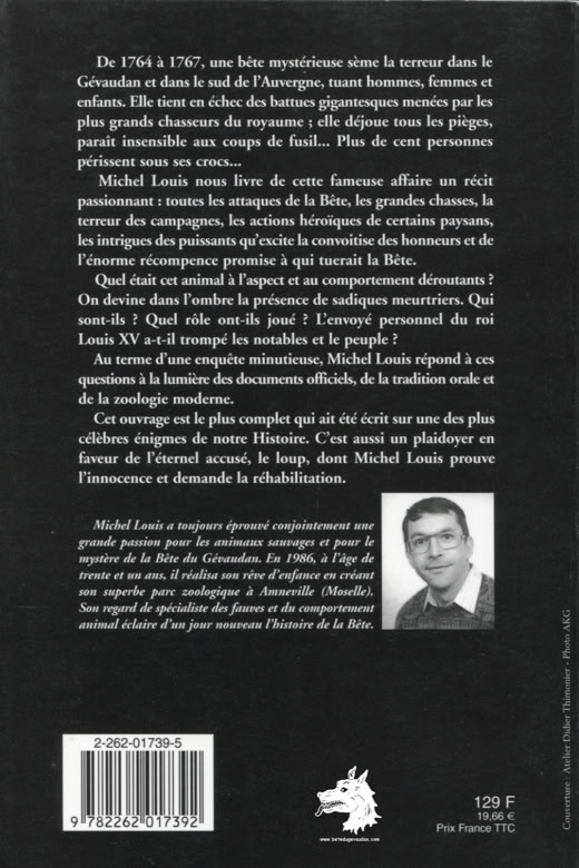 Livre Michel Louis - La Bête du Gévaudan